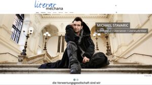 M. Stavaric, Webseite Literar-Mechana
