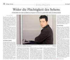 Interview Esslinger Zeitung 27/28.04.2013